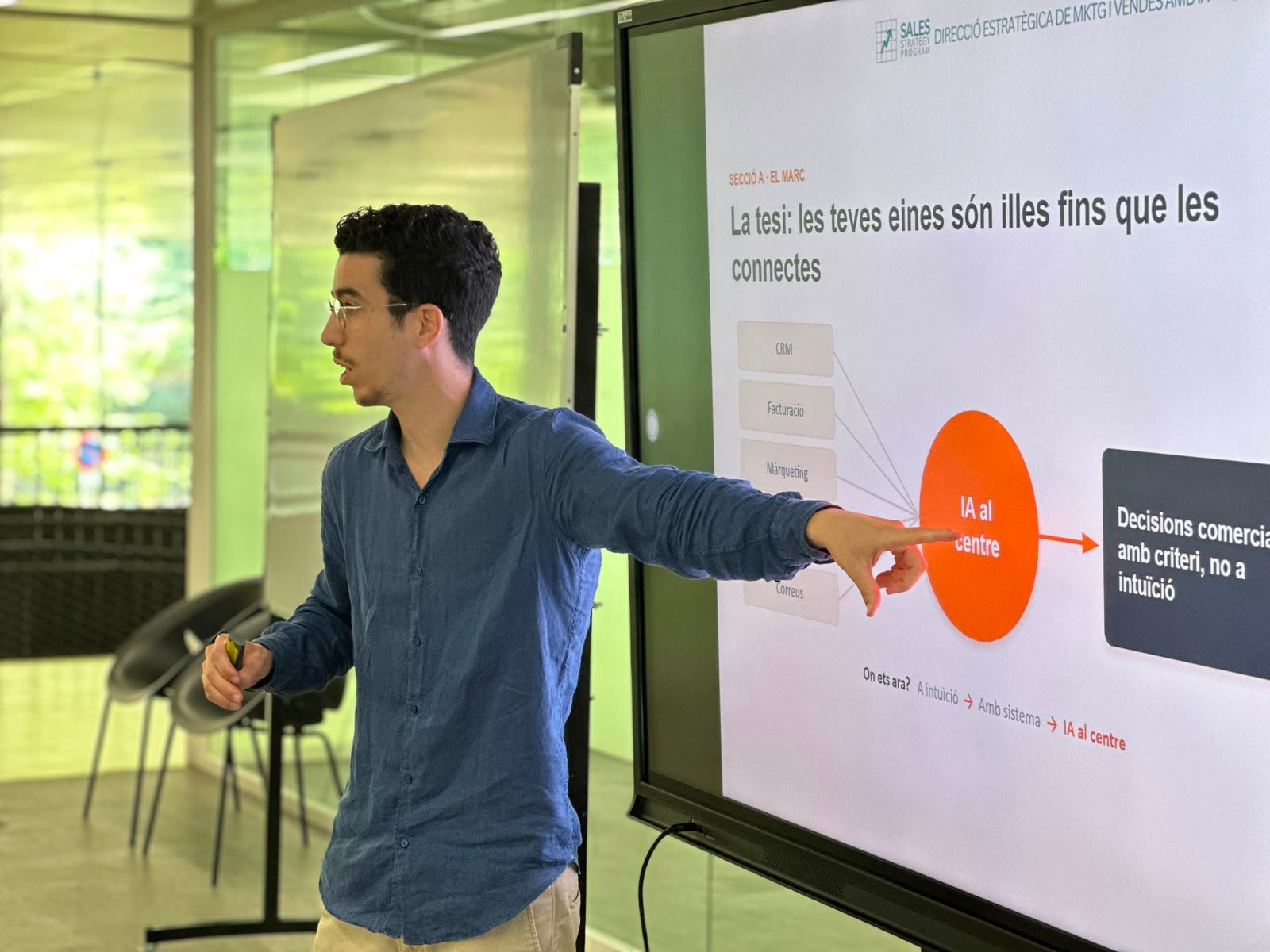 Ponencia en Barcelona Activa de la IA en el centro de los negocios
